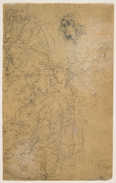 Studies of the Madonna and Child by Giulio Cesare Procaccini